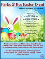 Parks & Rec. Seeking Volunteers for April 8th Easter Event